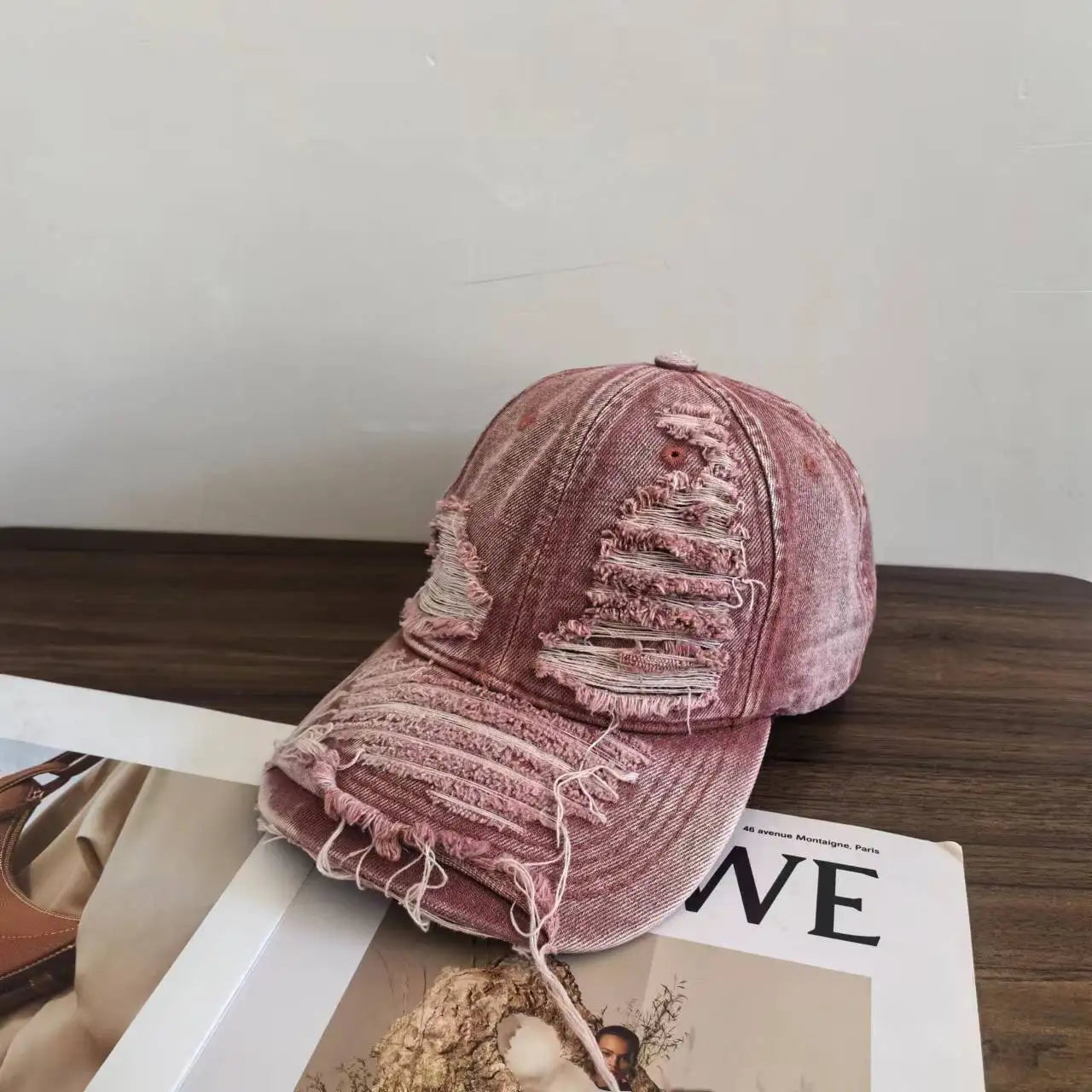 Distressed Baseball Cap For Men And Women