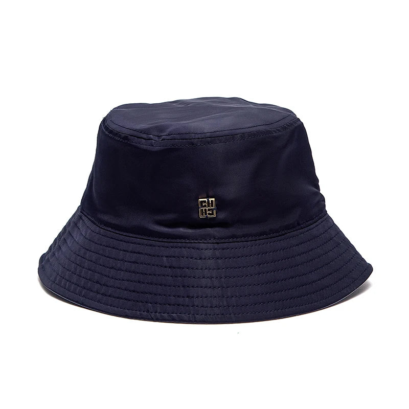 Fashionable Classic Fisherman Hat Beach Vacation Travel Letter Design Solid Color Fisherman Hat