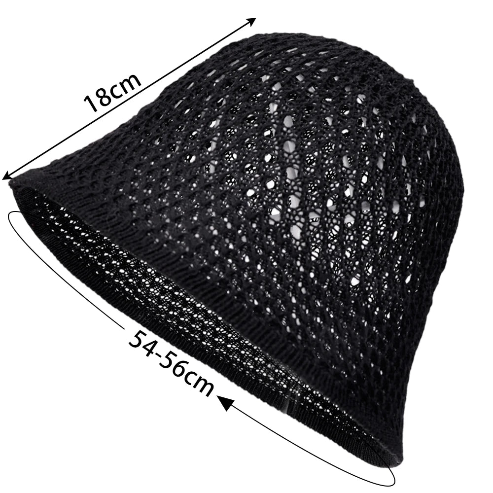 Summer Knitted Breathable Sun Protection And Sunshade Hat