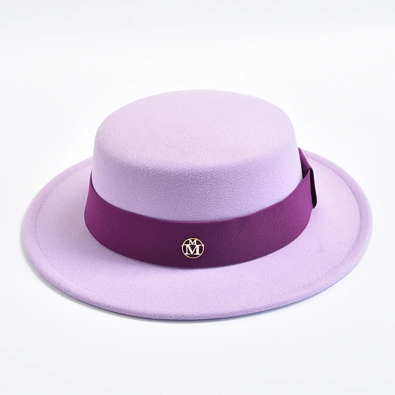 British Style Fedora Hats For Women Fashion Autumn Winter