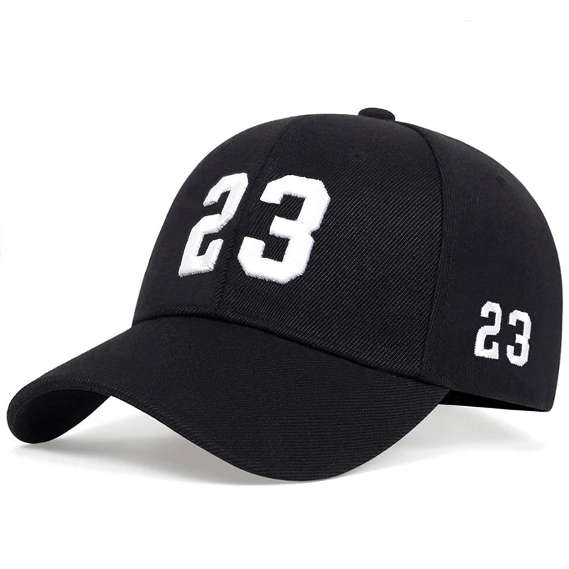 Unisex 23 Embroidery Baseball Caps Spring Autumn Outdoor