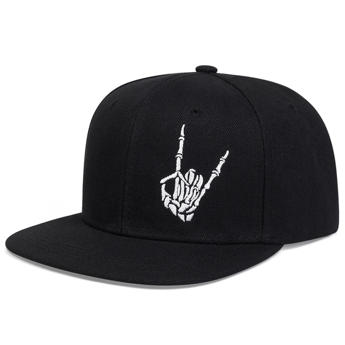 Unisex Skeleton Fingers Embroidery Hip-hop Hats Spring Autumn
