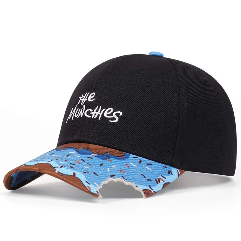 Hat Summer Outdoor Sun Hats Donut Embroidery Baseball Cap Men and Women