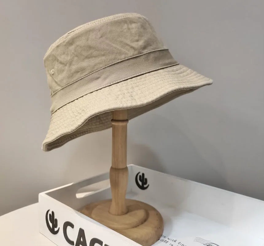 Women Water Washed Cotton Jean Fisherman Hat