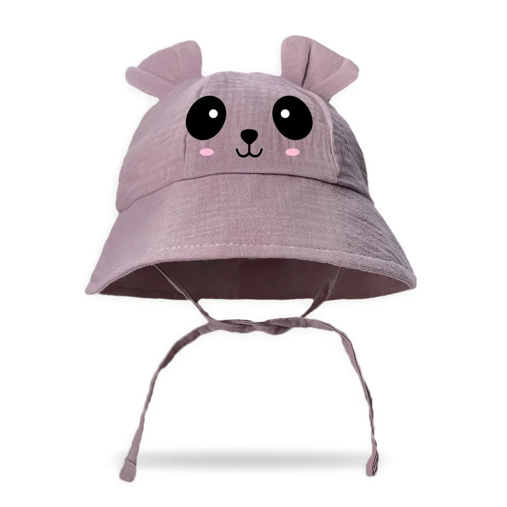 Cute Baby Bear Hat For Boys And Girls Breathable Beach Hat
