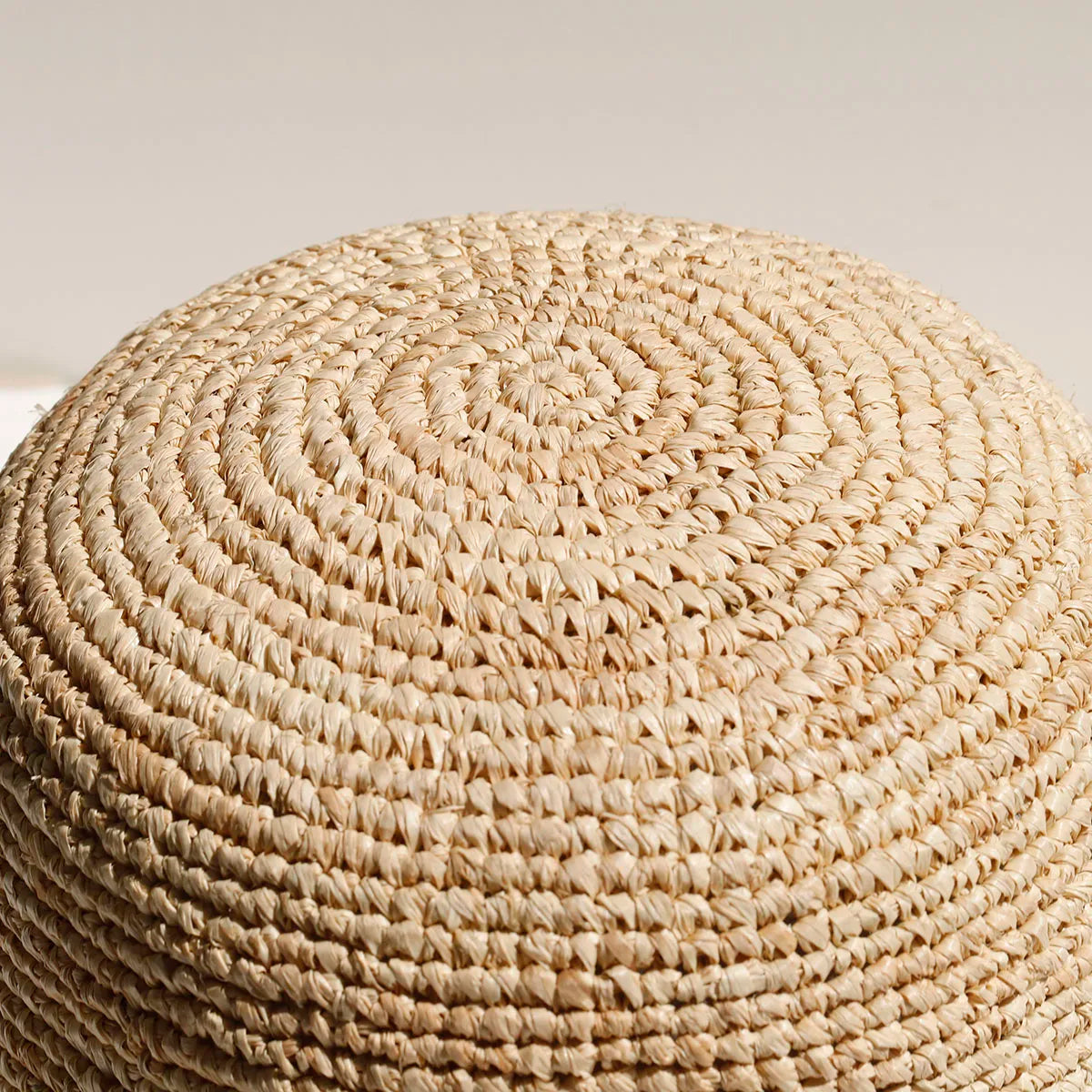 2026 New Raffia Straw Bucket Hat Women Summer Bikini Beach Hat