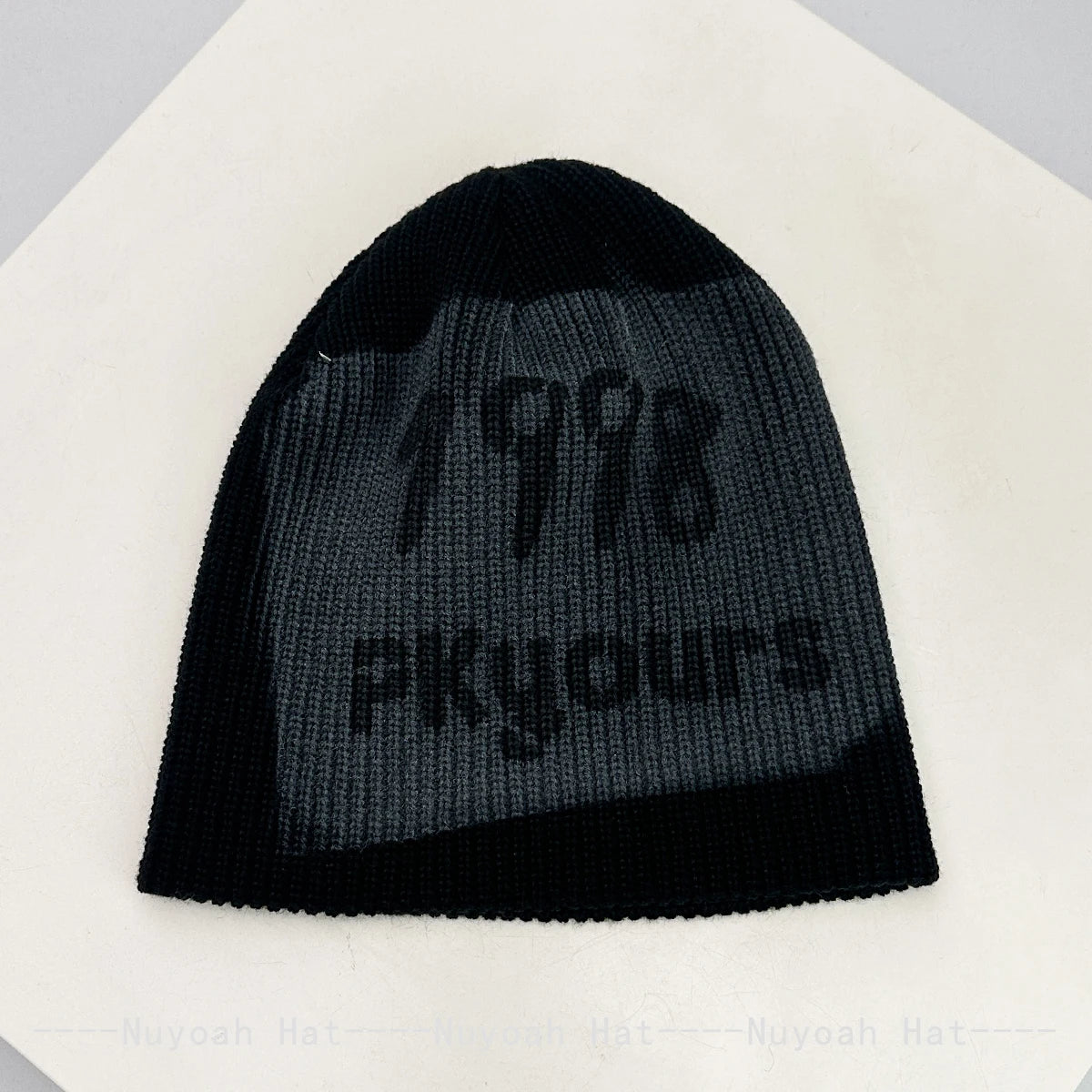 New Men Women Bandhnu Jacquard Number Letters Knitted Hats