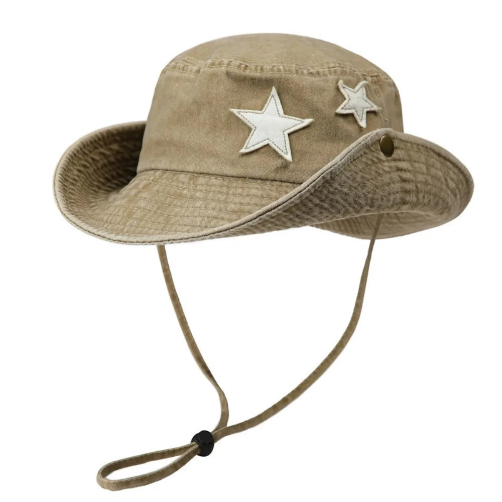 Windproof Vintage Washed Denim Hat