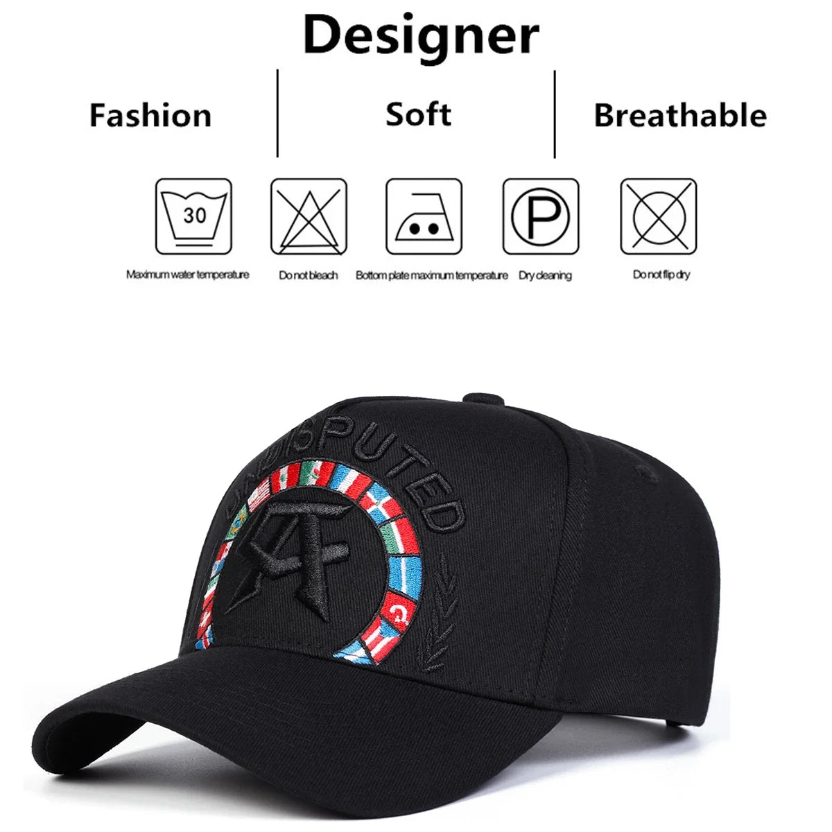 Unisex CA Letter Embroidery Baseball Caps Spring Autumn