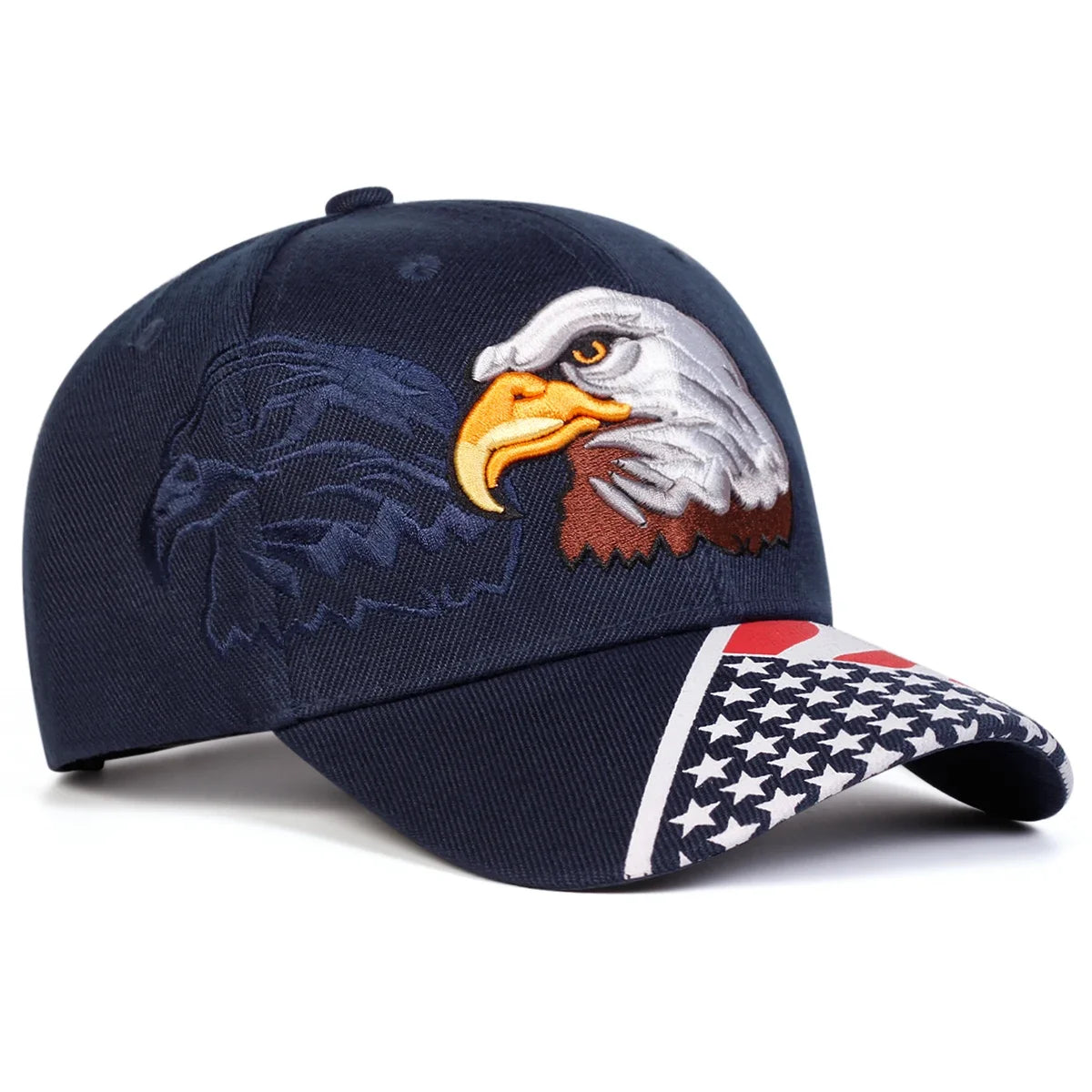 Unisex Eagle Embroidery Baseball Caps Spring Autumn Outdoor Sports Cap
