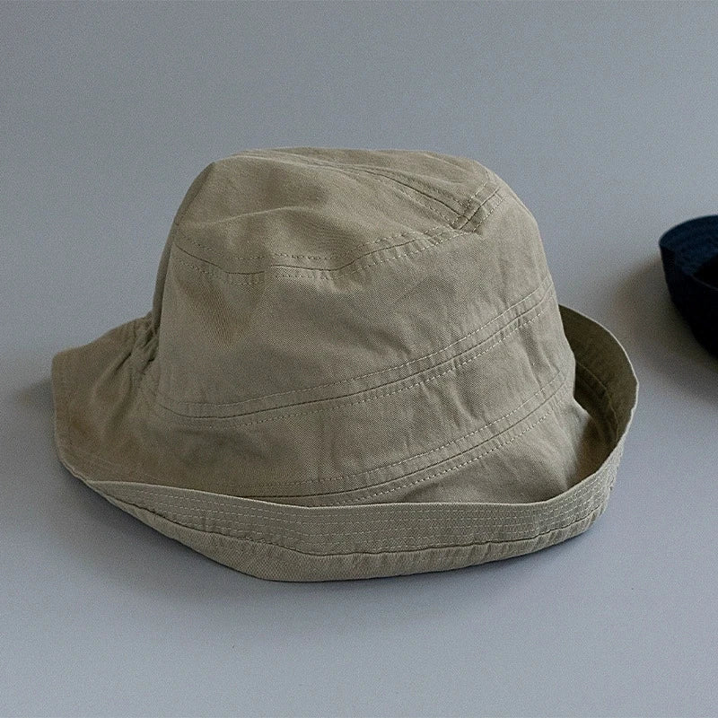 Fisherman Hats Sunshade Fabric Bucket Hat