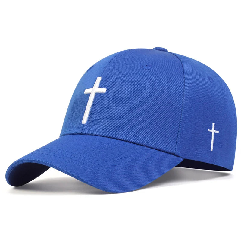 Unisex Cross embroidery Baseball Cap