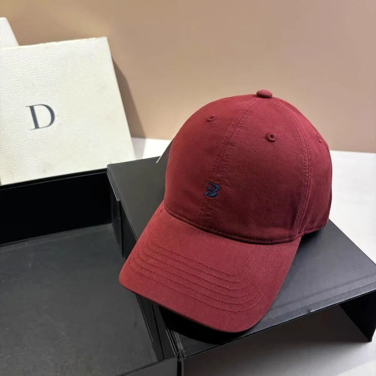 Casual Monogram Cotton Baseball Cap For Men And Women