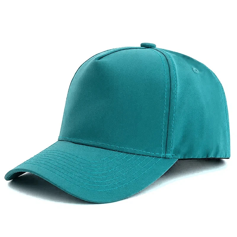 Style Unisex Fashion Solid Color Five Panel Style Baseball Cap