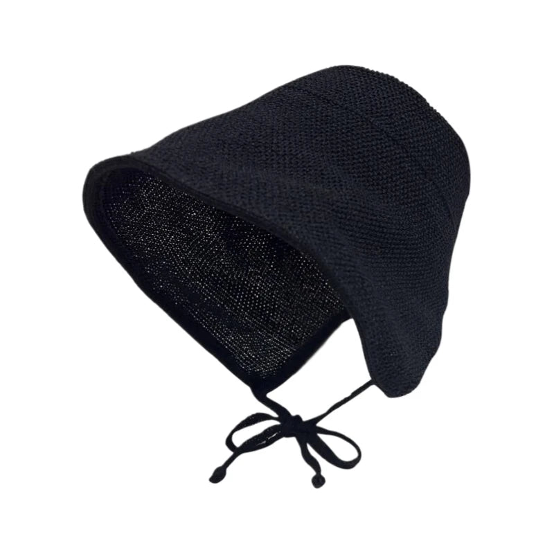 Linen Straw Regency Bonnets Hats For Women