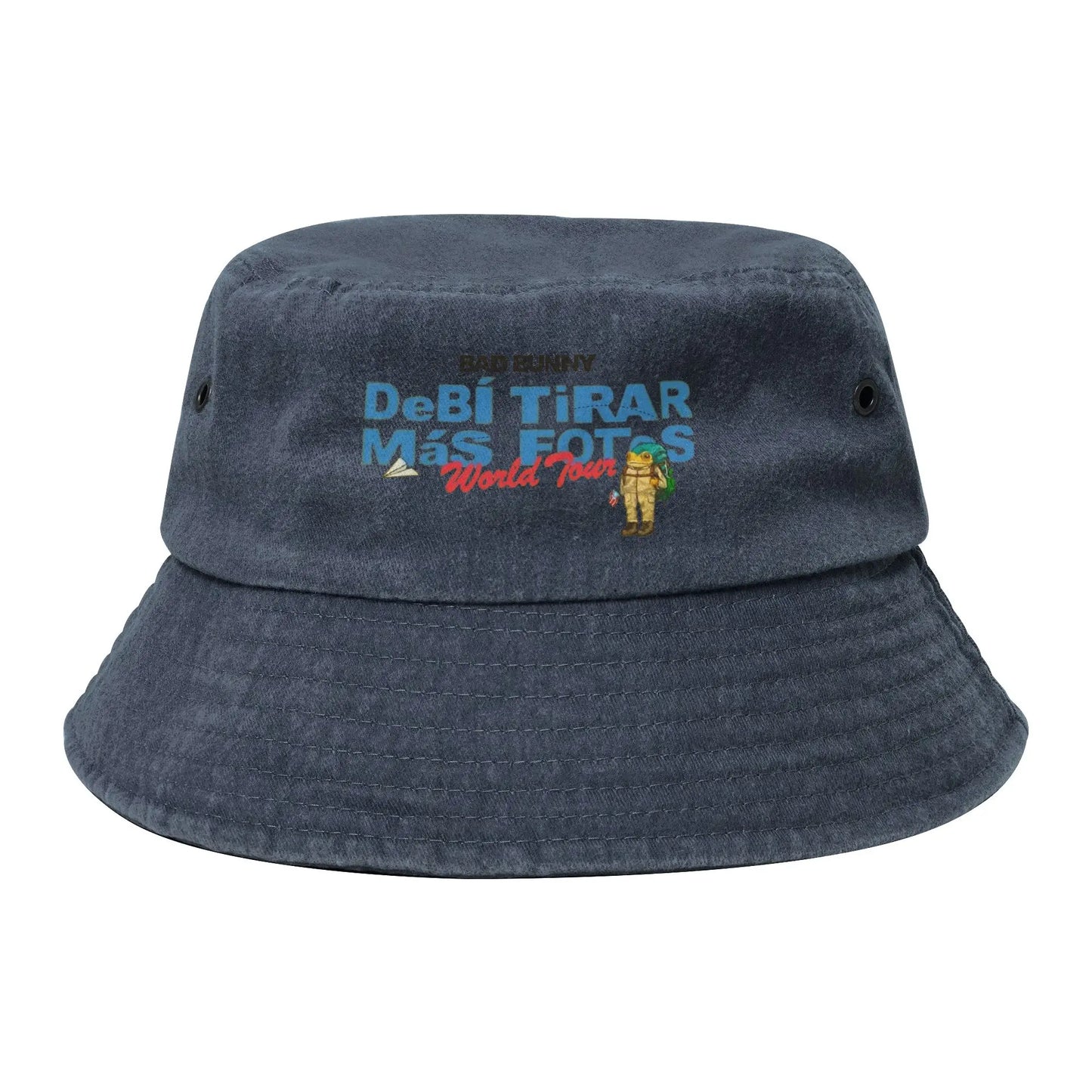 Girl Washed Denim Bucket Hat
