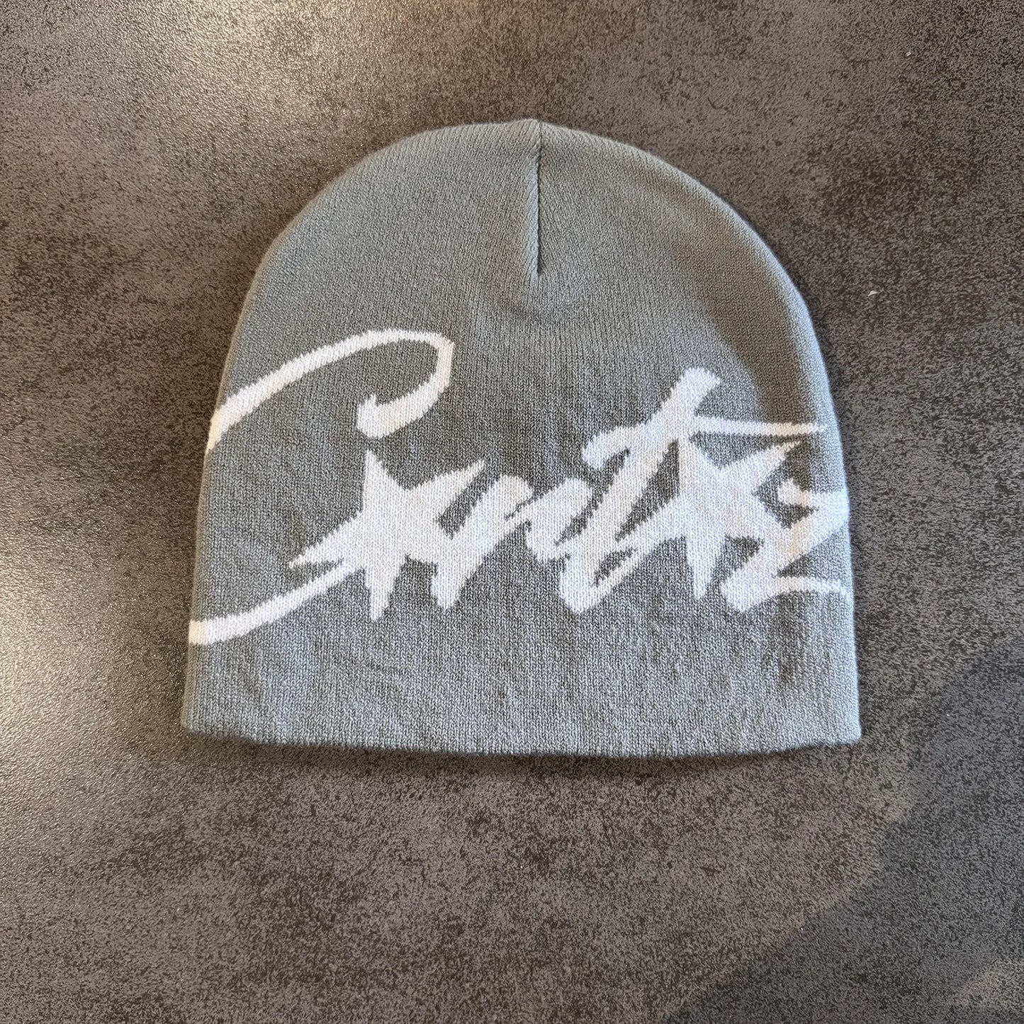 Knitted Letter Pattern Beanie Hat For All Seasons Unisex Wide Brim Acrylic Knit Cap