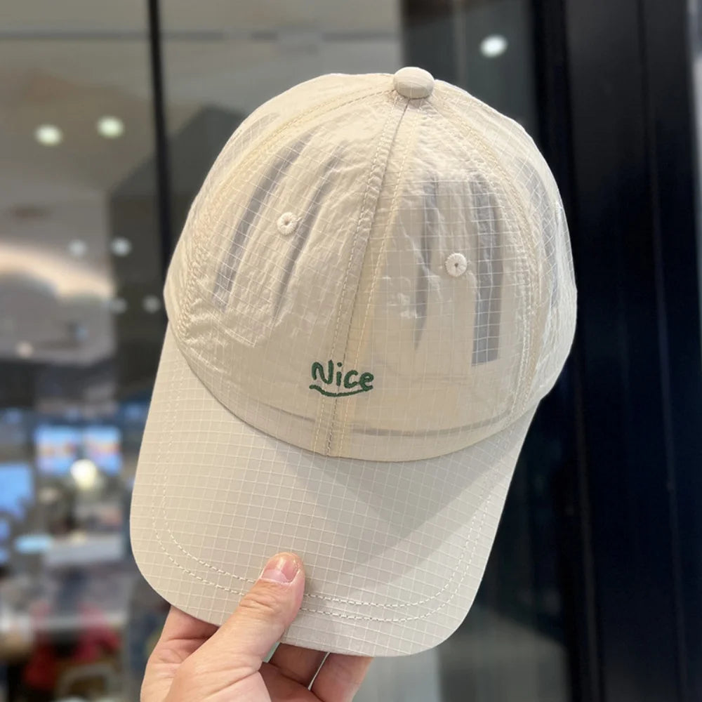 Summer Thin Breathable Mesh Baseball Caps for Men and Women