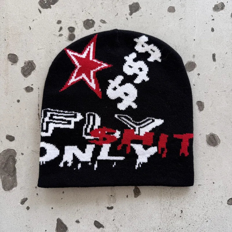 Unisex Jacquard Beanie Hat Outdoor Streetwear