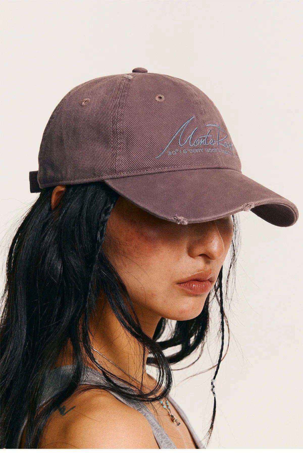 Retro Washed Cotton Baseball Cap Women Adjustable Sun Hat