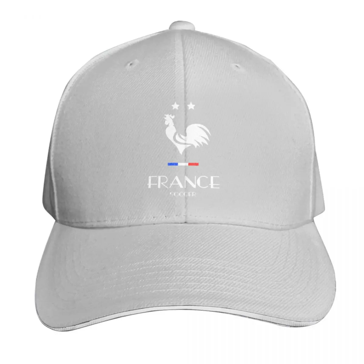Rooster Soccer Football Sports Two Stars Baseball Cap