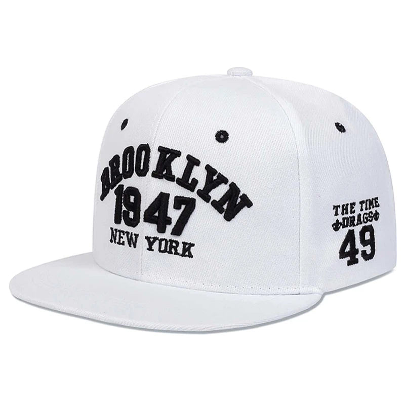 Baseball Hat Brooklyn 1947 Embroidered Outdoor Daily Casual