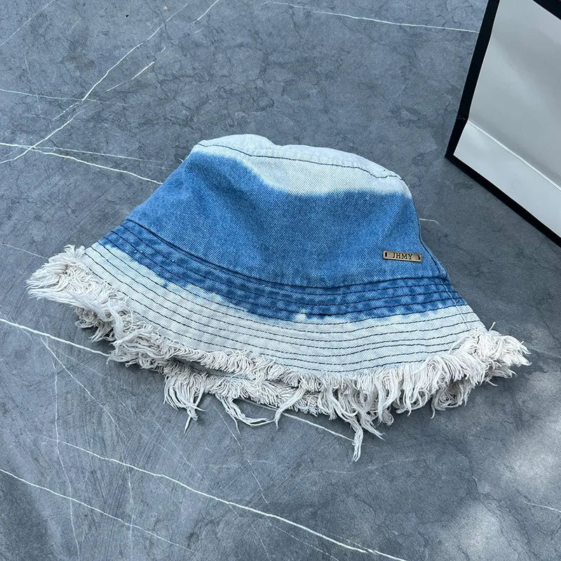 Outdoor Big Head Retro Basin Cap Travel Sunshade Street Basin Caps