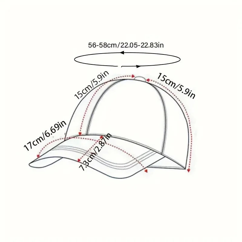 Retro Curved Brim Baseball Cap, Cute Cartoon Teddy Bear Dog Pattern Duckbill Cap