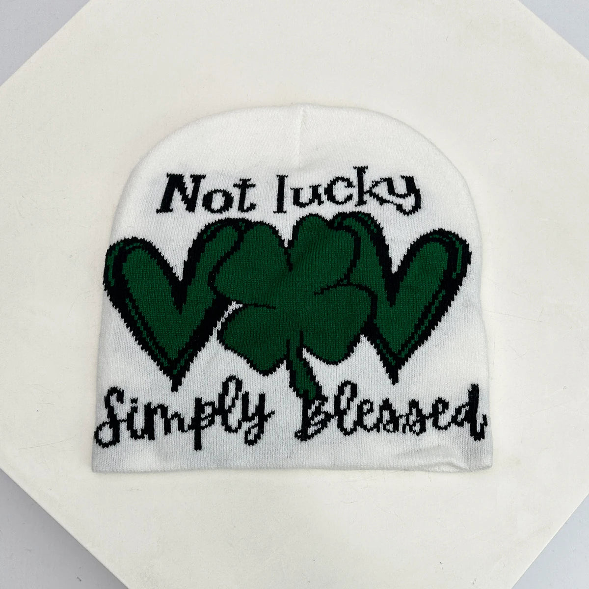 New Unisex Colorful Question Mark Love Lucky Grass Knitted Hats