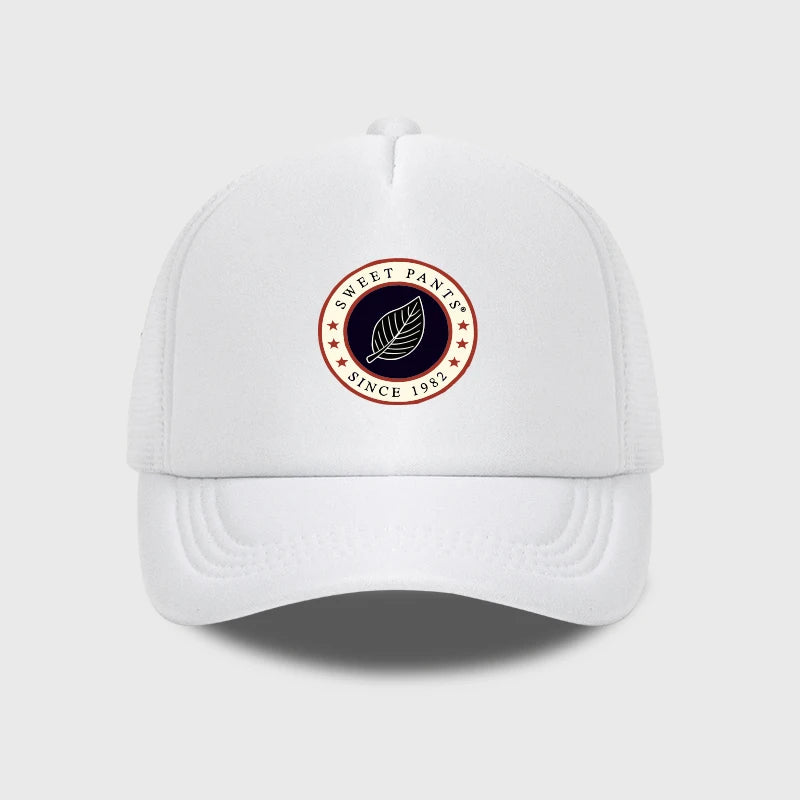 Sweet Pants Since 1982 Leaf Logo Sponge Mesh Cap Spring/Summer Casual Cap