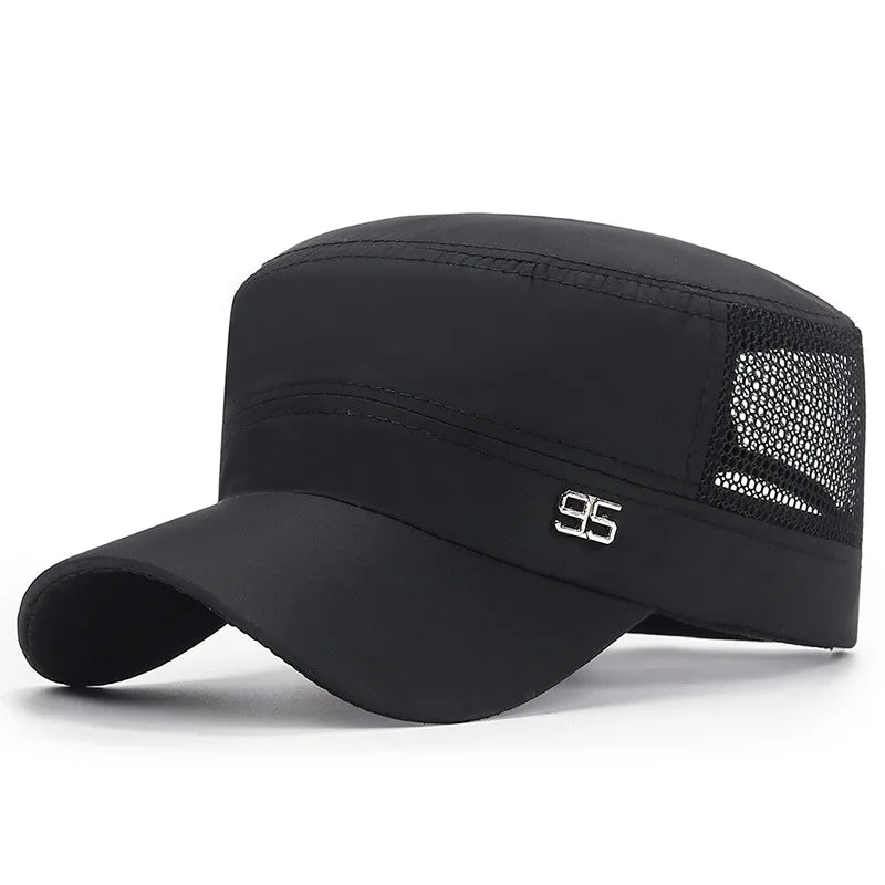 Military Cap Flat Top Hat Men's Baseball Hat