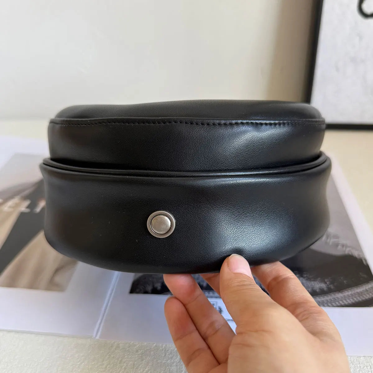 Unisex New York Leather High Quality Personality Bucket Women Hat