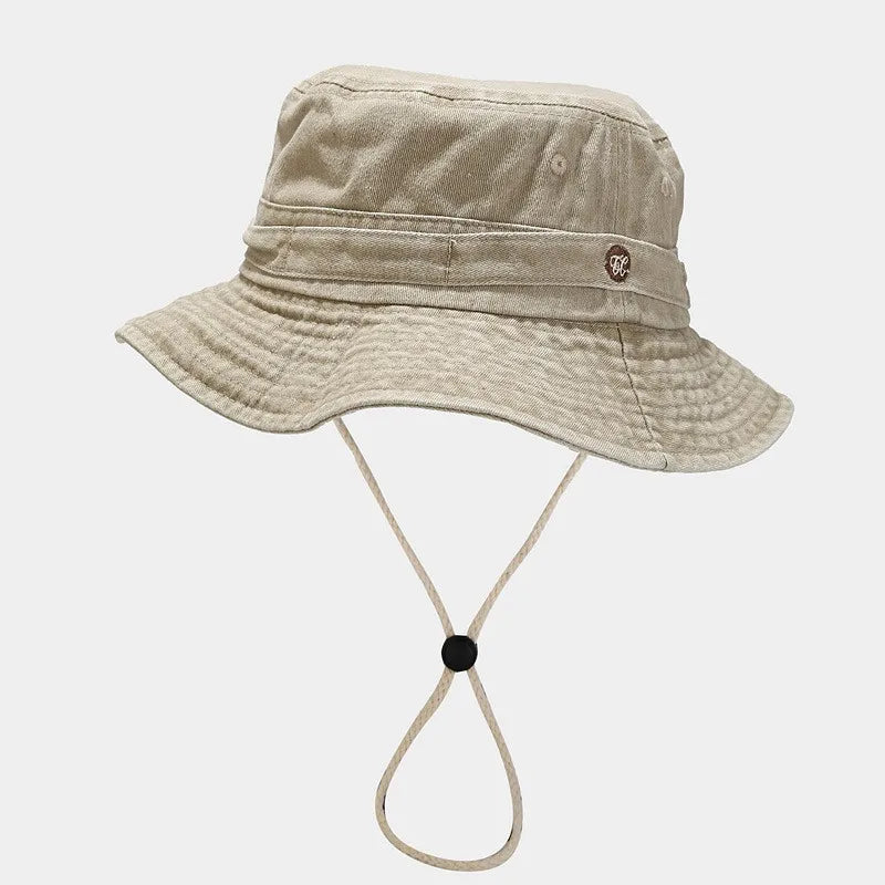 2022 Cotton Solid Color Bucket Hat Fisherman Hat