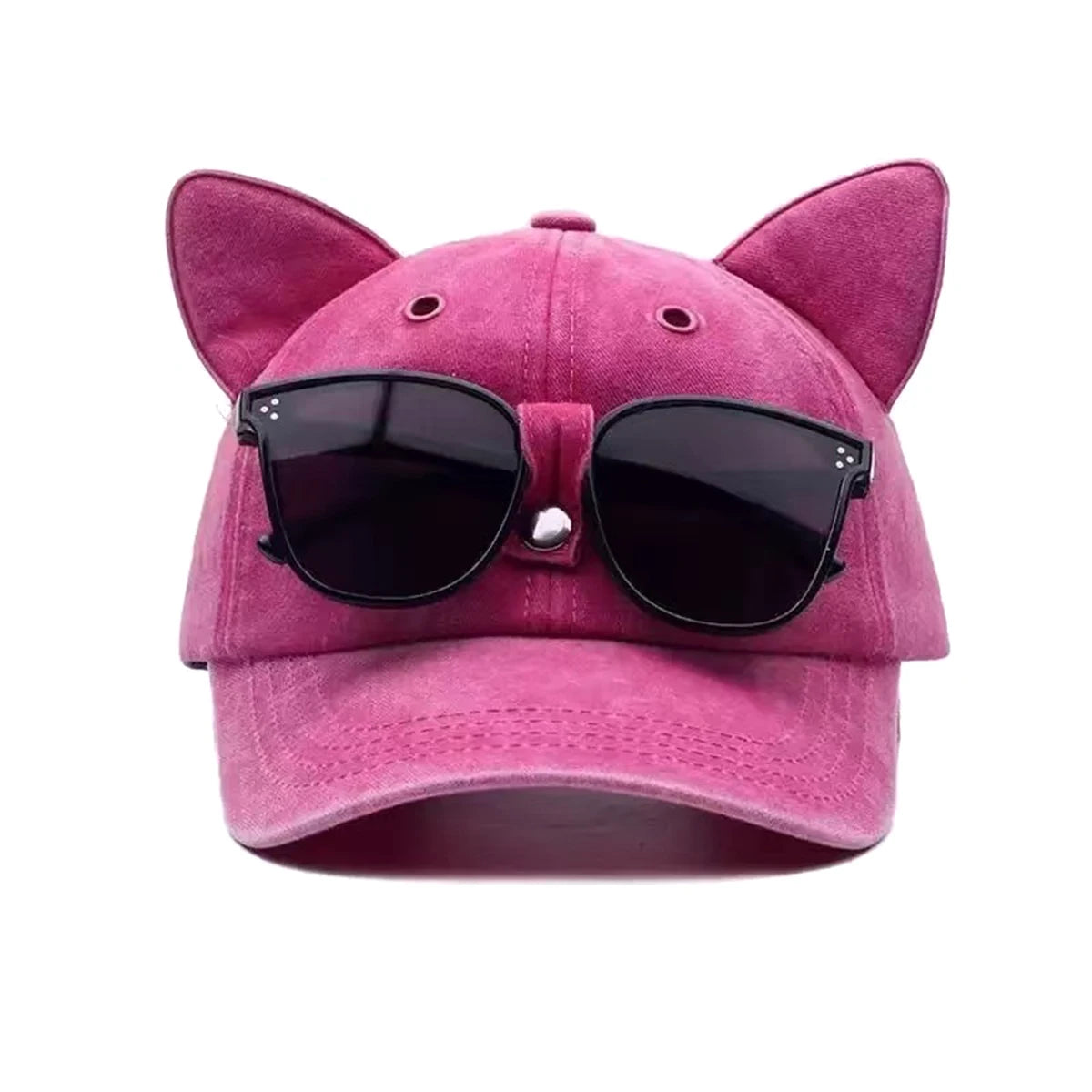 Unisex Personality Cat Ear Baseball Caps Spring Autumn
