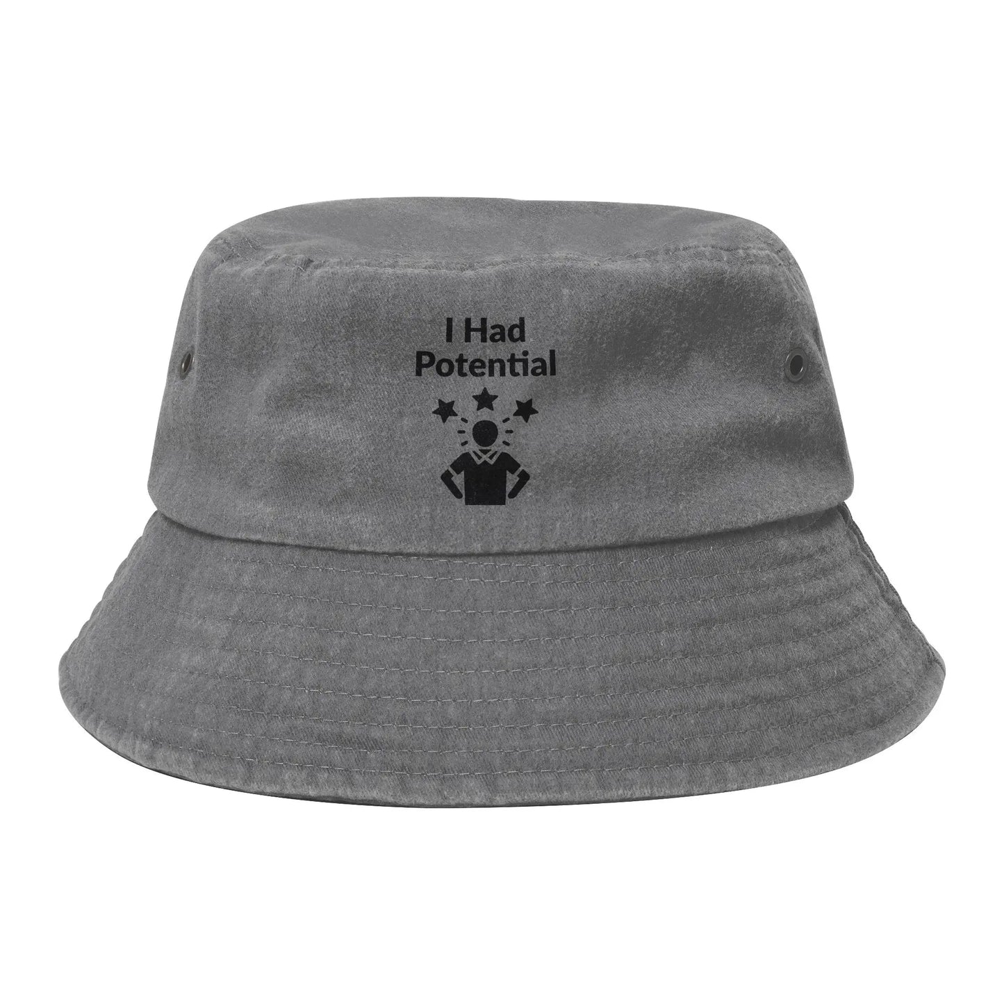Woman Distressed Denim Bucket Hats