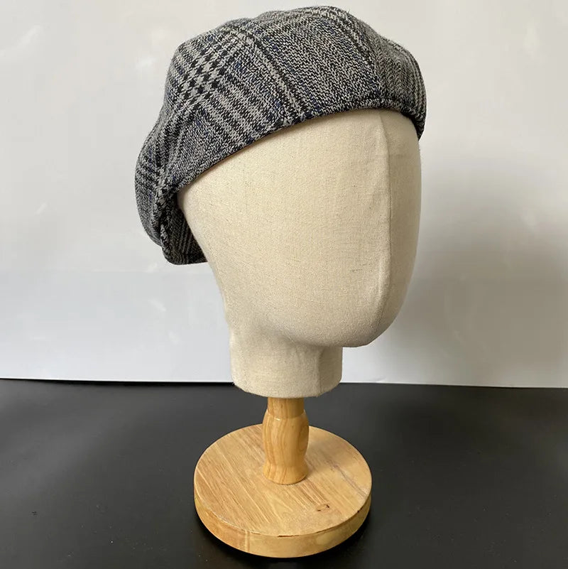 Vintage Men Beret Newsboy Hats Classic Painter Hat