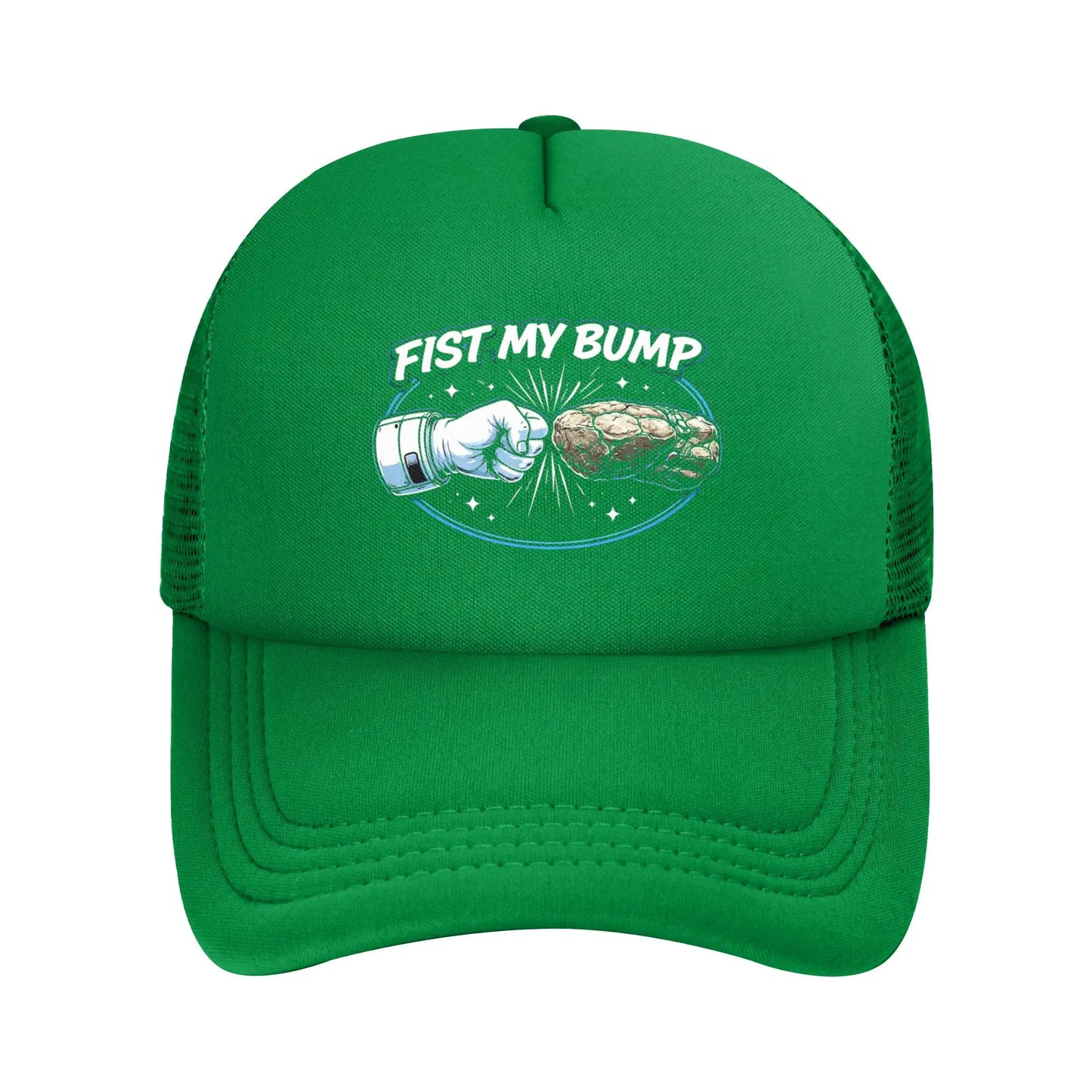 Men Fist My Bump Cap HipHop Mesh Baseball Caps