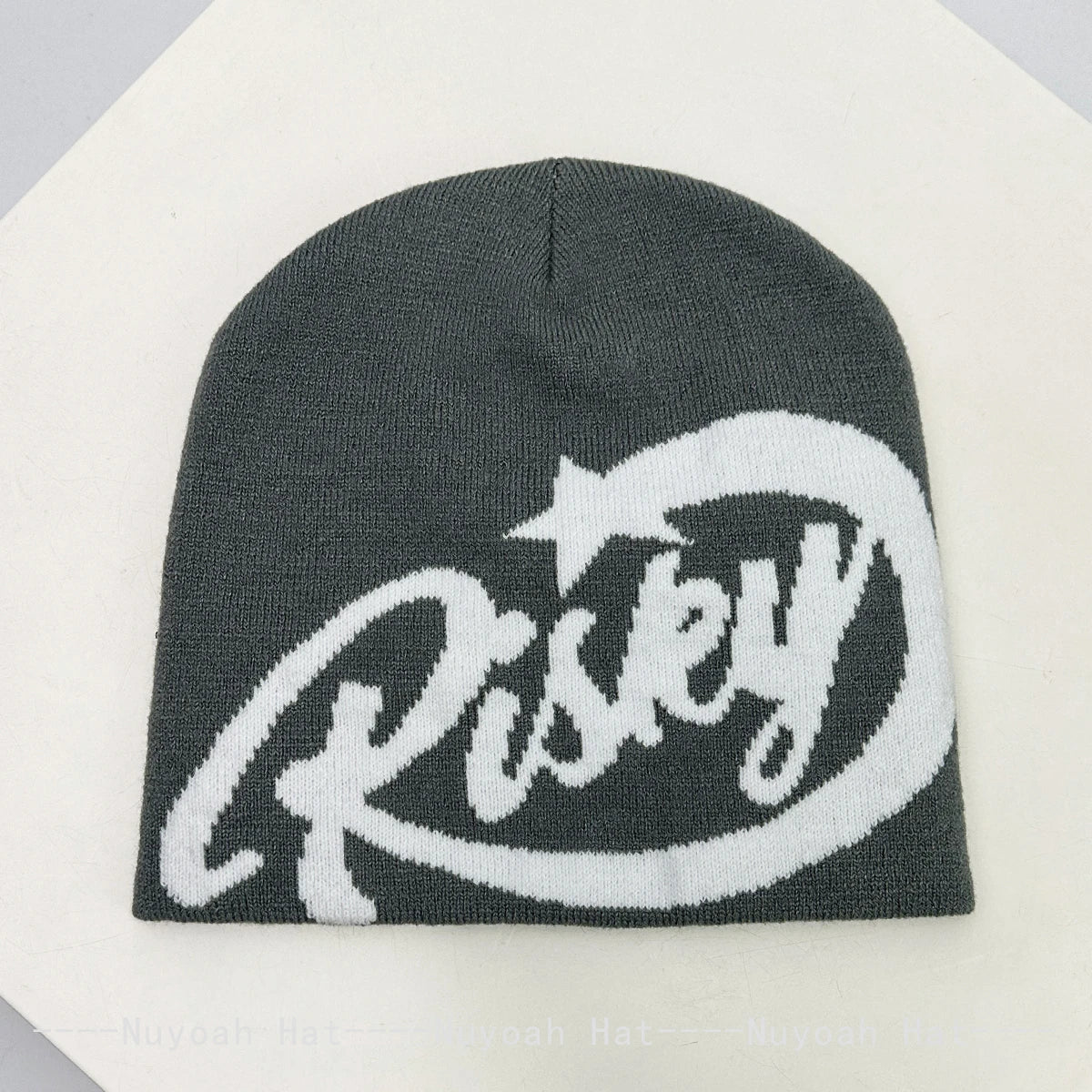 New Men Women American Trend Jacquard Risky Letters Knitted Hats
