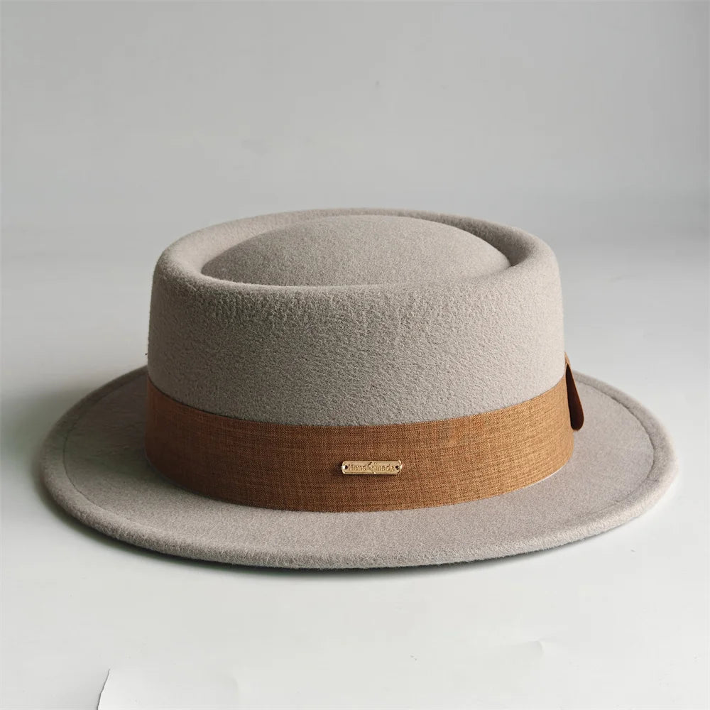 Autumn/Winter Fedora Hat For Women Soft Felt Hat - French Style Retro French