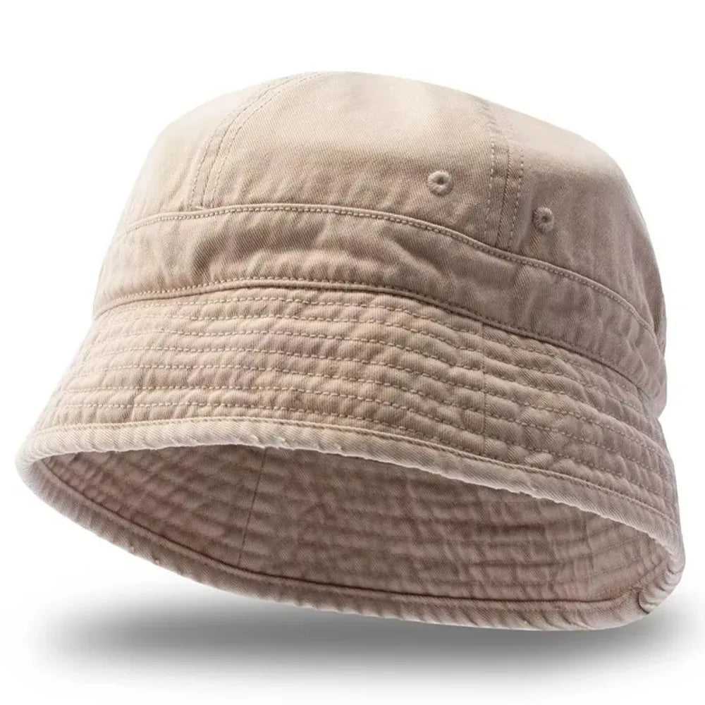 Versatile Retro Bucket Hat Japanese Style Short-Brim Fisherman Cap