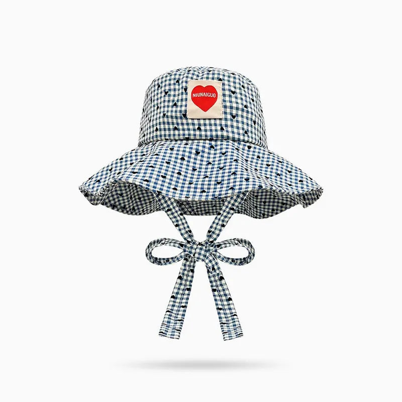 Summer Grid Wide Arrival Love Fisherman's Hat