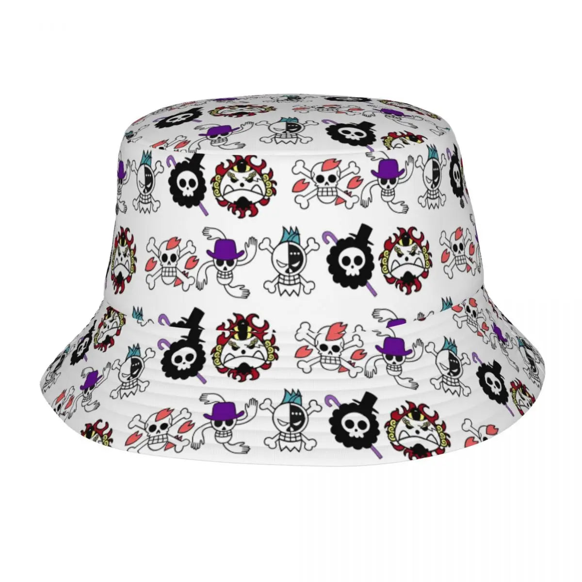 Japan Anime Zoro Luffy Skull Bucket Hats for Women Men Summer