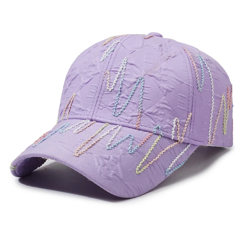 New Quilted Baseball Cap Adjustable