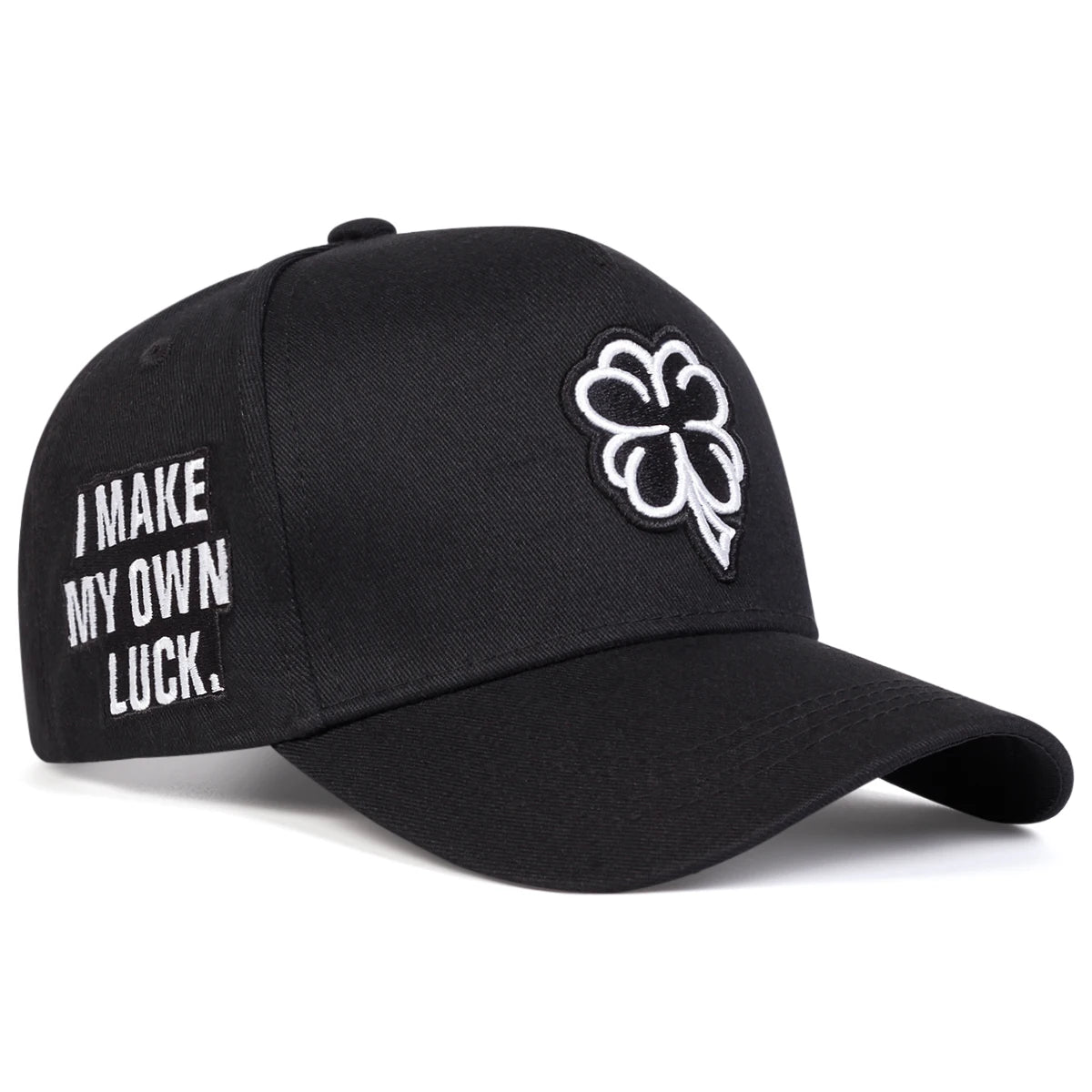 Unisex Clover Embroidery Baseball Net Caps Spring and Summer
