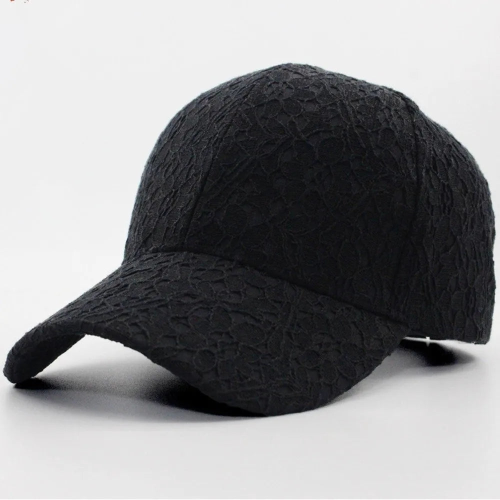 Elegant Breathable Floral Lace Baseball Cap