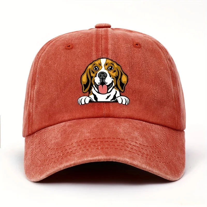 Cute Dog Printed Baseball Hat for Men and Women