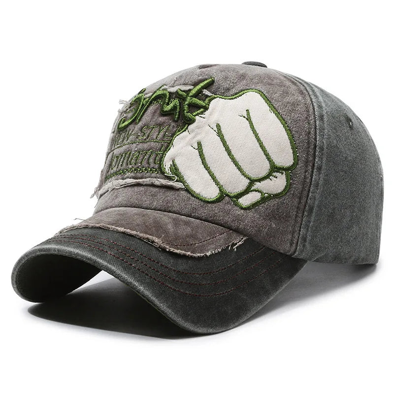 Vintage Washed Baseball Cap Adjustable Casual Sports Cap