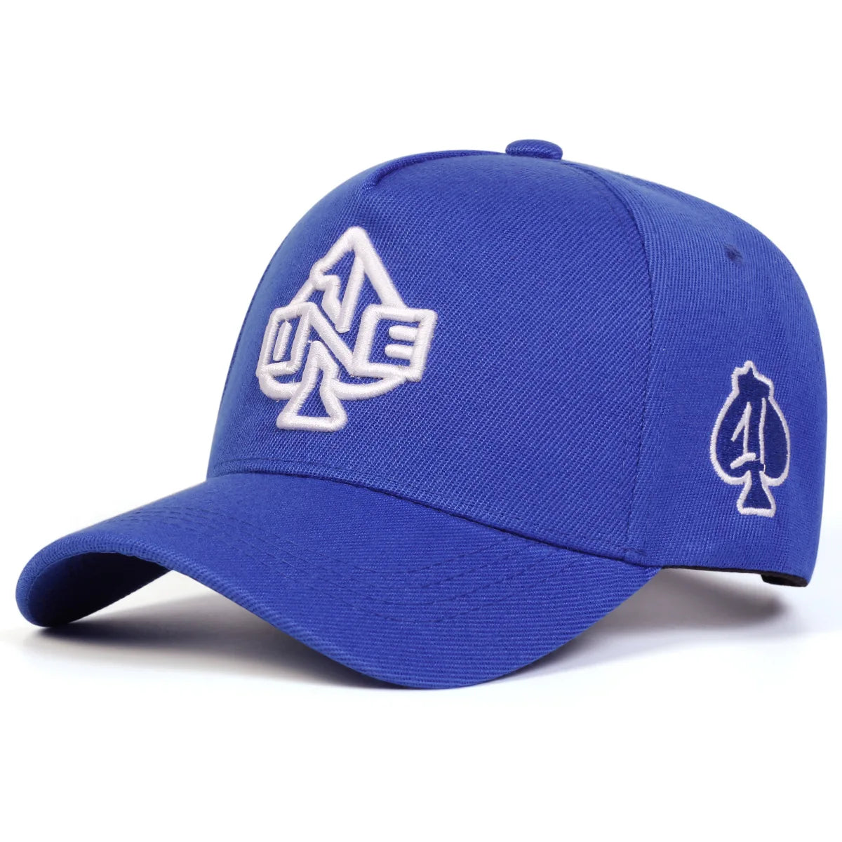 Unisex ONE Poker Embroidery Baseball Caps Outdoor Adjustable Casual Hats Sunscreen Hat Sports Cap