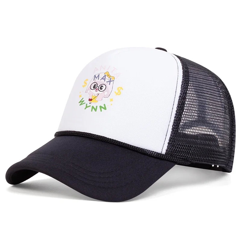Unisex Girl Letter Printing Baseball Net Caps Spring Summer