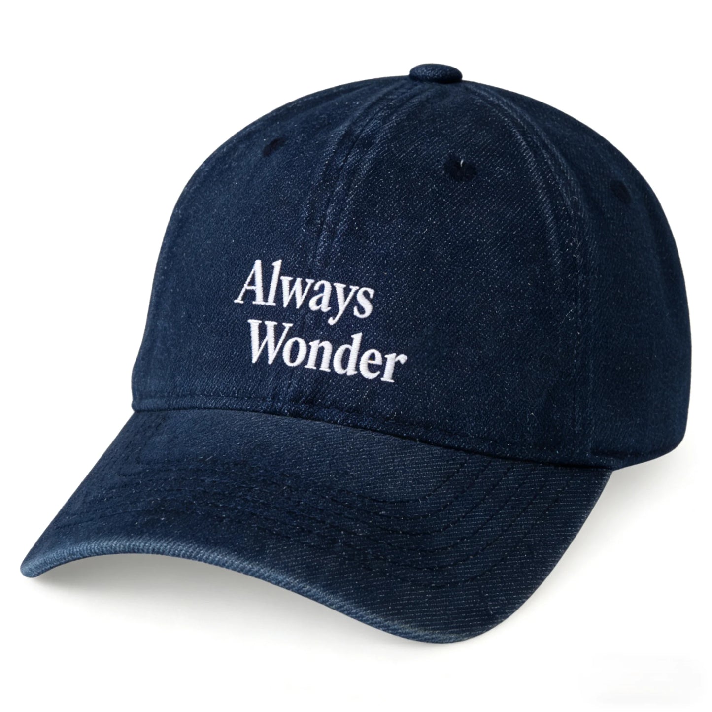 Letter Denim Fabric Baseball Cap